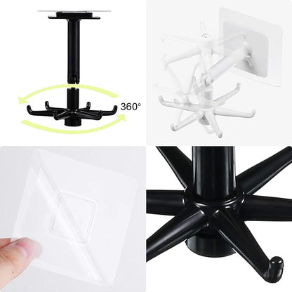 Kitchen Hook with 6-Claw 360 Degree Rotating