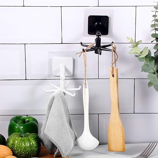 Kitchen Hook with 6-Claw 360 Degree Rotating