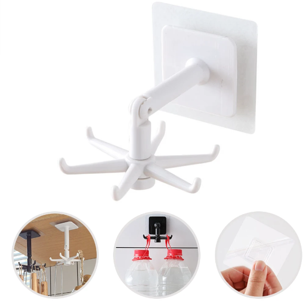 Kitchen Hook with 6-Claw 360 Degree Rotating