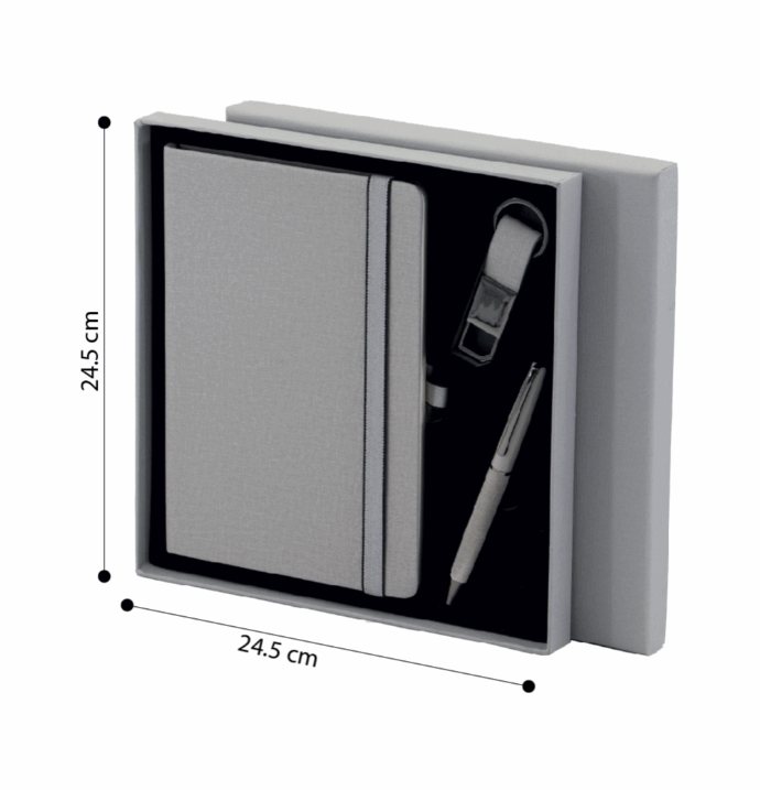 Business Premium Gift Set with Notebook, Pen & Key Chain