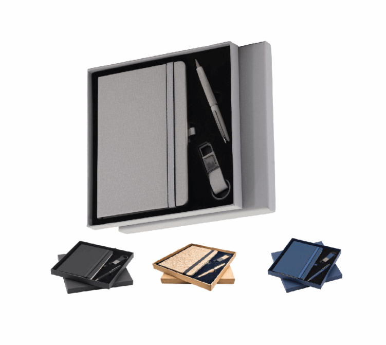 Business Premium Gift Set with Notebook, Pen & Key Chain