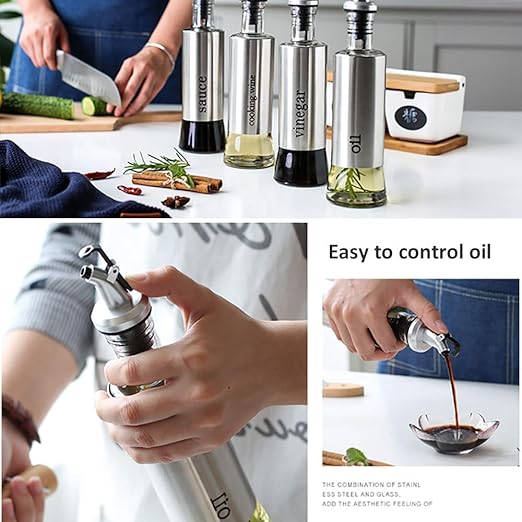 Oil & Vinegar Dispenser - Glass Bottle