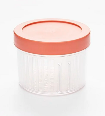Pickle and Olive Jar with Wet-Dry Separator