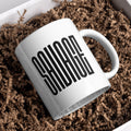 Savage Ceramic Coffee Mug | Bold Typography Statement Mug
