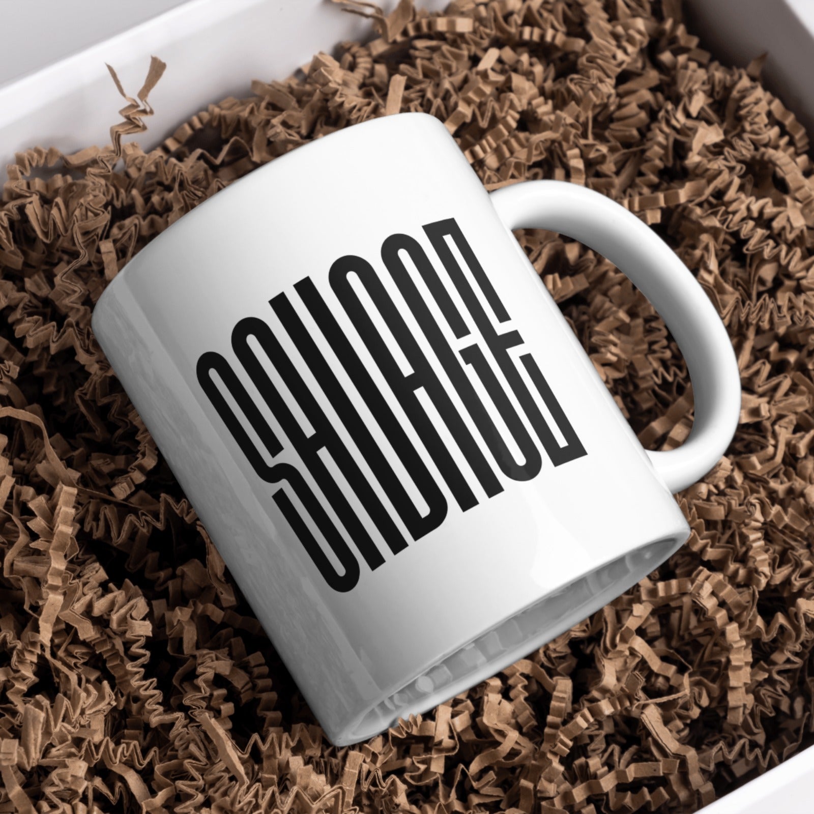 Savage Ceramic Coffee Mug | Bold Typography Statement Mug