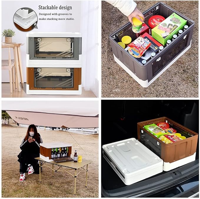 Durable 50L Storage Box with Lid