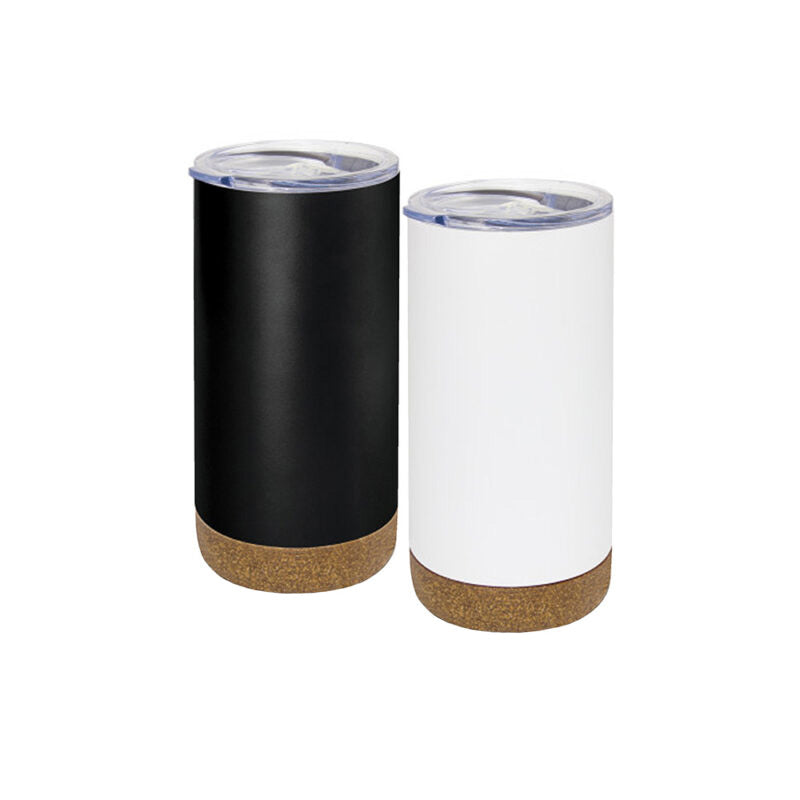 Double Wall Travel Tumbler with Cork Base & Lid