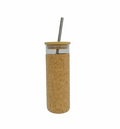 Borosilicate Glass Tumbler Set with Bamboo Lid