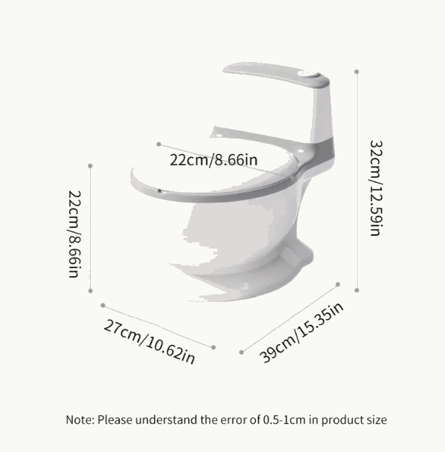 Baby Potty Training Miniature Realistic Toilet