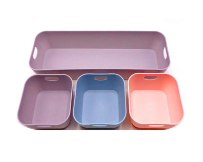 Plastic Organizer Set - 4 Pcs