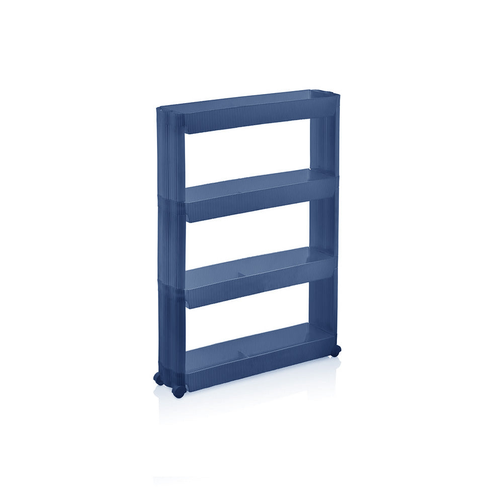 Slim Household Organizer Storage Trolley with Wheels - 4 Layer