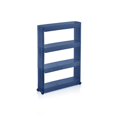 Slim Household Organizer Storage Trolley with Wheels - 4 Layer