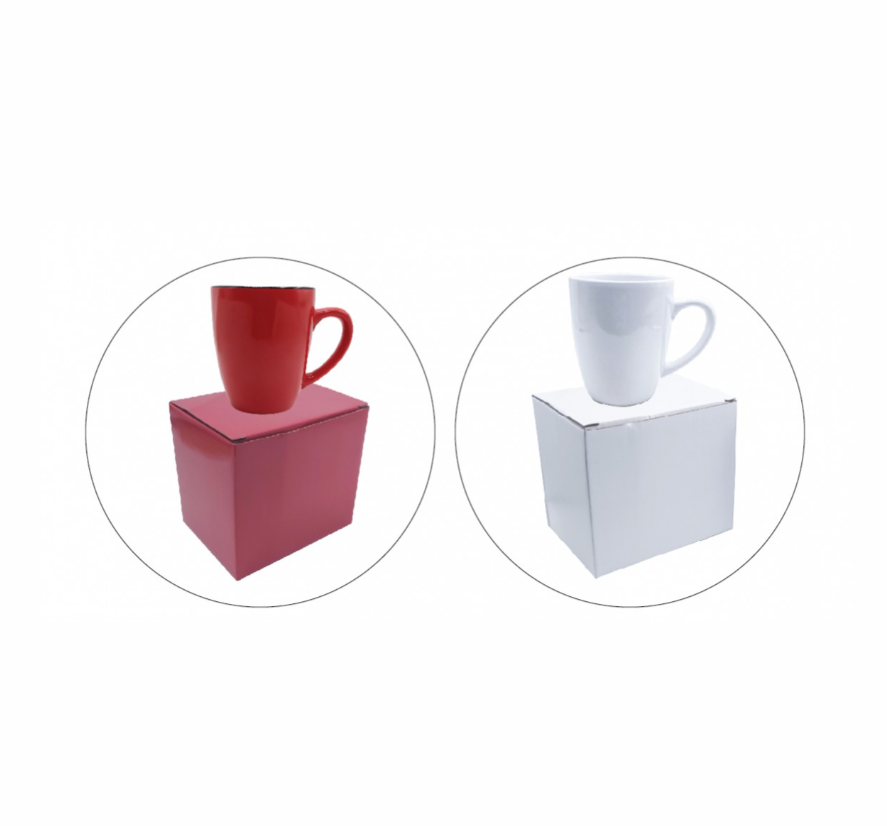 U-Shape Ceramic Mug with Box