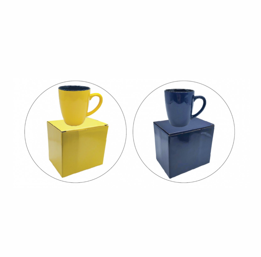 U-Shape Ceramic Mug with Box