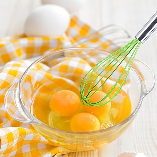 Silicone Whisk with Stainless Steel Handle