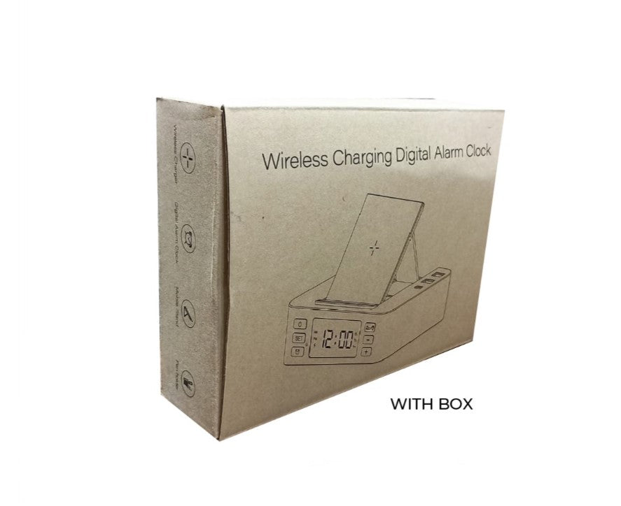 Digital Alarm Clock & Wireless Charger
